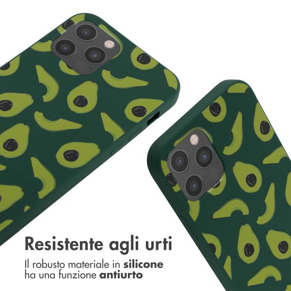 imoshion SilikonHülle design mit Band Apple iPhone 12 (Pro) - Avocado Green