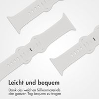 imoshion Silikon-Armband⁺ für  Google Pixel Watch 3 / 4 (45 mm) - Größe S - Weiß