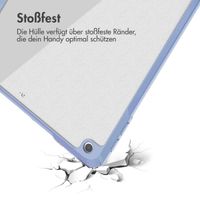 imoshion Trifold Hardcase Klapphülle für das iPad 9 (2021) 10.2 Zoll / iPad 8 (2020) 10.2 Zoll / iPad 7 (2019) 10.2 Zoll - Violett