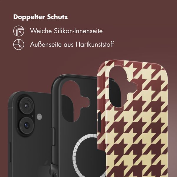 Selencia Vivid Rückabdeckung mit MagSafe Apple iPhone 17 - Pied-de-Poule
