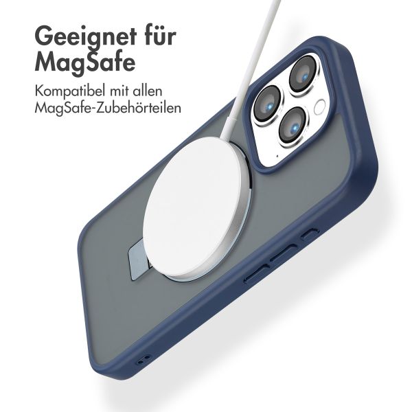 Accezz Ring Stand Backcover mit MagSafe für das iPhone 15 Pro - Blue