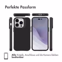 imoshion Rugged Hybrid Carbon Case Apple iPhone 14 Pro Max - Schwarz