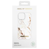 iDeal of Sweden Fashion Back Case Apple iPhone 15 - Carrara Gold