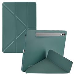 imoshion Origami Klapphülle für das Samsung Galaxy Tab S9 11.0 Zoll - Dunkelgrün