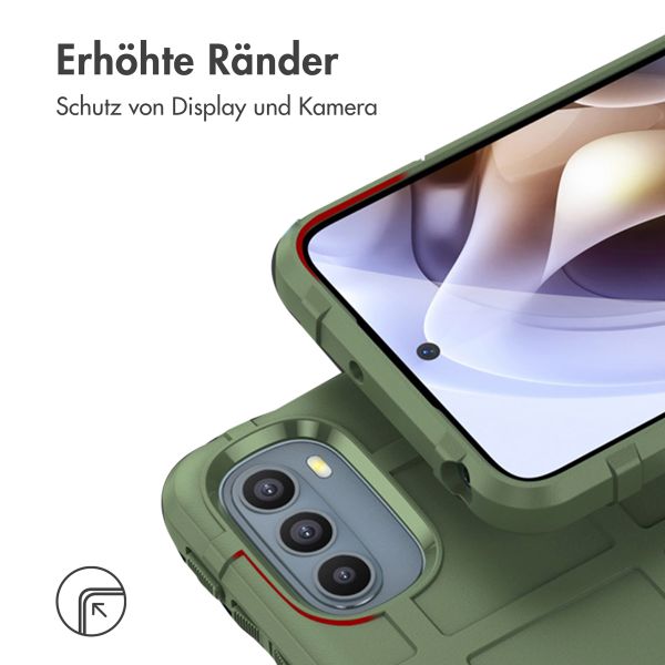 imoshion Rugged Shield Backcover für das Motorola Moto G31 / G41 - Grün