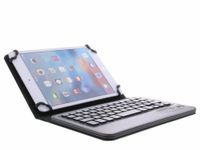 Universal Bluetooth Keyboard QWERTY Klapphülle 7-8 Zoll Tablets