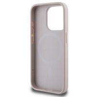 Guess 4G Metal Logo Back Cover MagSafe Apple iPhone 15 Pro Max - Rosa