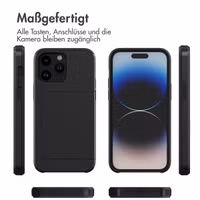 imoshion ﻿Backcover mit Kartenfach für das Apple iPhone 14 Pro Max - Schwarz