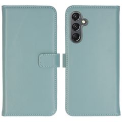 Selencia Echtleder Klapphülle Samsung Galaxy A25 (5G) - Air Blue