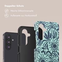 Selencia Vivid Back Cover Samsung Galaxy A26 - Tropical Vibes Light Blue