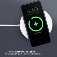 Accezz Liquid Silikoncase Samsung Galaxy A57 (5G) - Dunkelblau