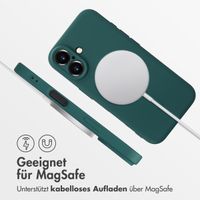 imoshion Color Back Cover mit MagSafe für das Apple iPhone 16 - Dunkelgrün