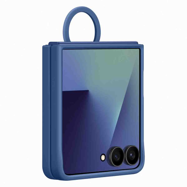 Samsung Original Silikon Cover Ring Samsung Galaxy Z Flip 7 - Blue