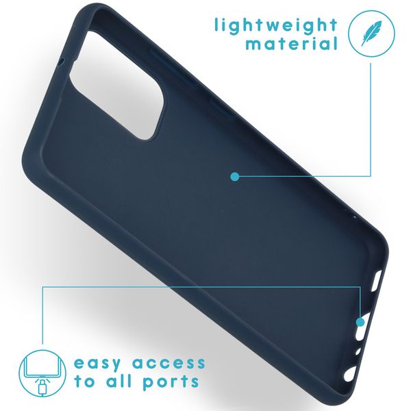 imoshion TPU Color Cover Samsung Galaxy A32 (4G) - Dunkelblau