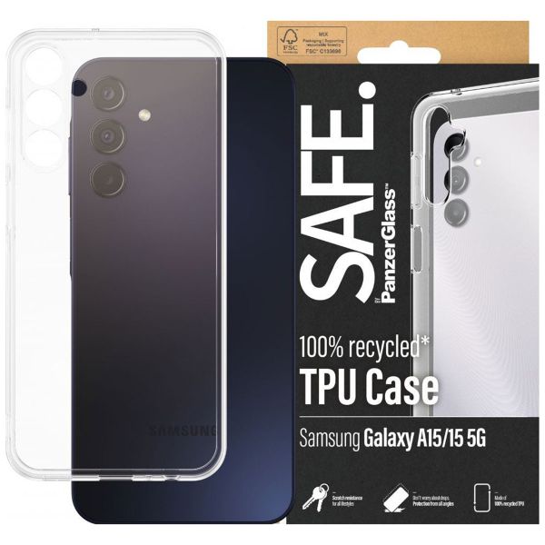 SAFE by PanzerGlass TPU Case für das Galaxy A15 (5G/4G) - Transparent