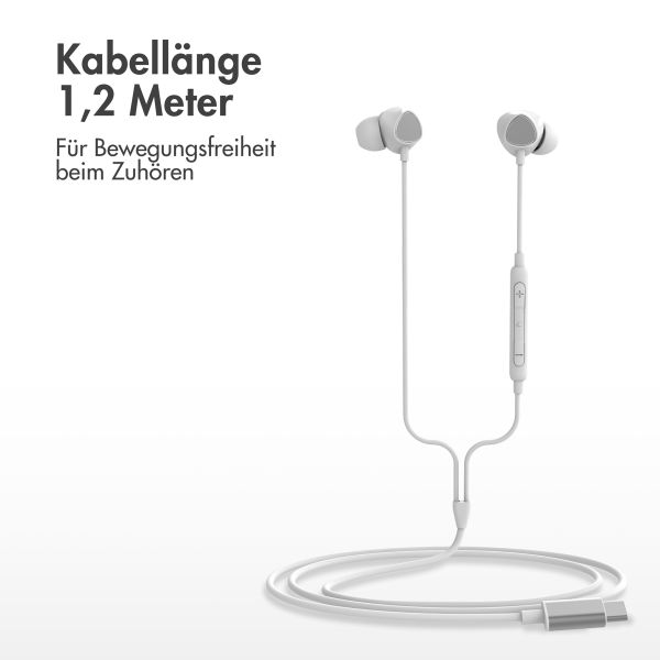 imoshion In-ear Kopfhörer - Kabelgebundene Kopfhörer - USB-C Anschluss - Weiß