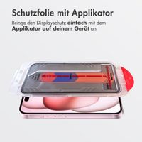 Accezz Sichtschutz-Schutzglas mit Applikator Apple iPhone 16 / 15