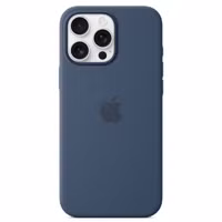 Apple Silikon-Case MagSafe für das Apple iPhone 16 Pro Max - Denim
