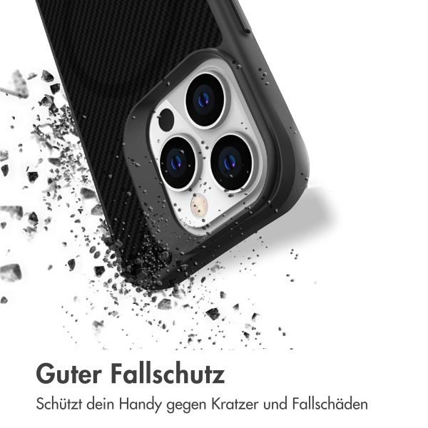 imoshion Rugged Hybrid Carbon Case mit MagSafe iPhone 14 Pro - Schwarz