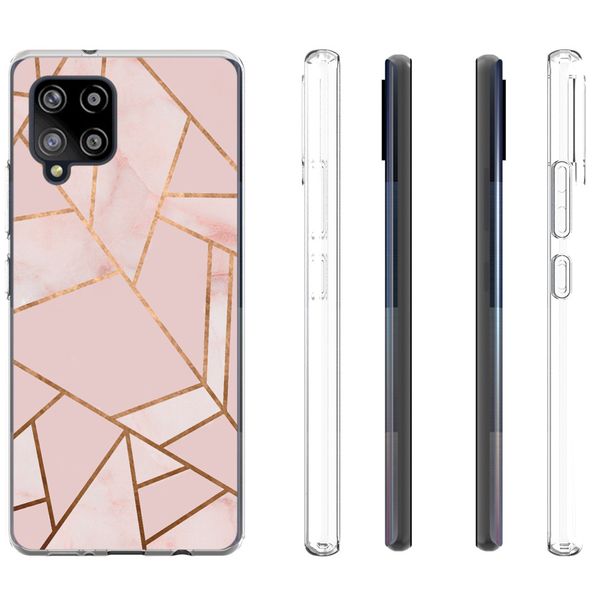 imoshion Design Hülle Samsung Galaxy A42 - Pink Graphic