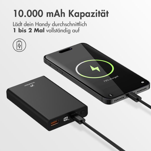 imoshion Ultra Series Powerbank 10.000 mAh - Schwarz