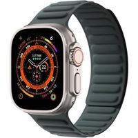 WiWu Geflochtenes Gliederarmband für das  Apple Watch Series 1 t/m 11 / SE / Ultra (44/45/46/49 mm) - Green