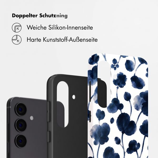 Selencia Vivid Back Cover Samsung Galaxy S24 - Midnight Blossom