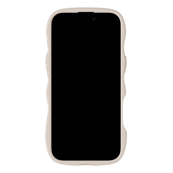 Holdit Wavy Case Apple iPhone Air - Transparent / Light Beige