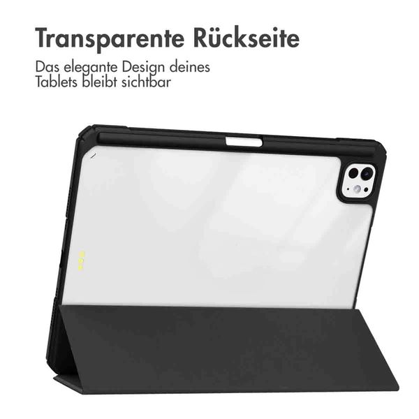 imoshion Trifold Hardcase Klapphülle Apple iPad Pro 13 (2024) M4 - Schwarz