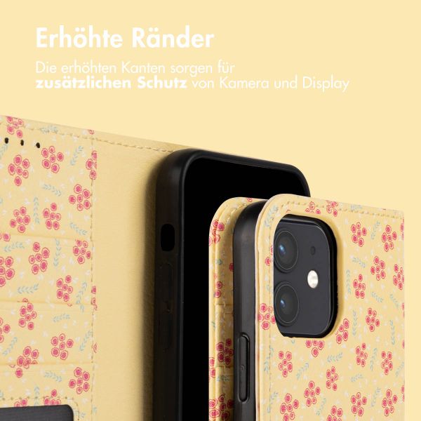 imoshion Design Klapphülle Apple iPhone 11 - Sunny Yellow Petite Flowers