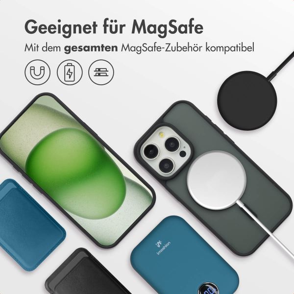 imoshion Color Guard Back Cover mit MagSafe für das iPhone 15 Pro - Schwarz