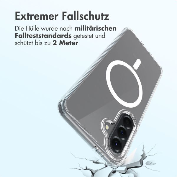 Accezz Xtreme Impact Backcover mit MagSafe Samsung Galaxy S25 - Transparent
