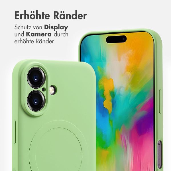 imoshion Color Back Cover mit MagSafe für das Apple iPhone 16 - Grün