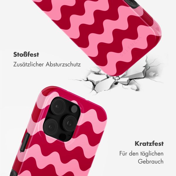 Selencia Vivid Rückabdeckung mit MagSafe Apple iPhone 16 Pro Max - Wave Vibes Lipstick