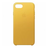 Apple Leder-Case Gelb für das Apple iPhone SE (2022 / 2020) / 8 / 7