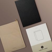 Selencia Riva Klapphülle Samsung Galaxy Tab A9 Plus - Schwarz