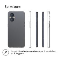 Accezz Clear TPU Backcover Oppo Reno8 Lite - Transparent