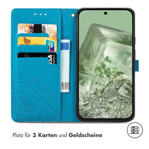 imoshion Mandala Klapphülle Google Pixel 8a - Türkis