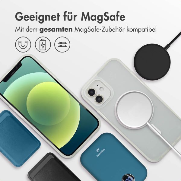 imoshion Color Guard Back Cover mit MagSafe für das iPhone 12 (Pro) - Weiß