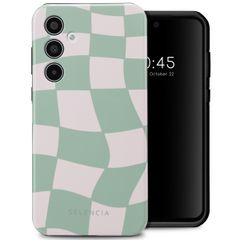 Selencia Vivid Back Cover Samsung Galaxy A35 - Groovy Sage Green