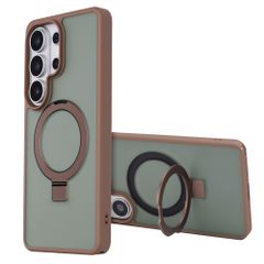 Accezz Ring Stand Backcover mit MagSafe Samsung Galaxy S26 Ultra - Braun