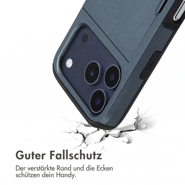 imoshion Backcover mit Kartenfach Apple iPhone 18 Pro Max / 17 Pro Max - Dunkelblau