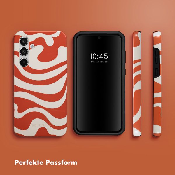 Selencia Vivid Back Cover Samsung Galaxy A55 - Dream Swirl Orange