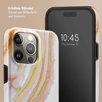 Selencia Vivid Back Cover Apple iPhone 15 Pro Max - Chic Marble Gold