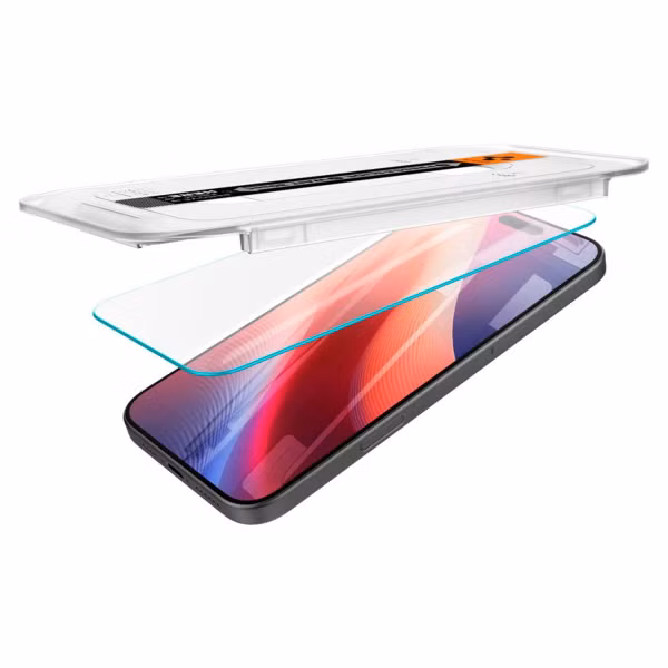 Spigen EZ Fit Glas.tR mit Installation Tray - 1er Pack Apple iPhone 16 Pro