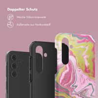 Selencia Vivid Backcover Samsung Galaxy A55 - Marble Pink