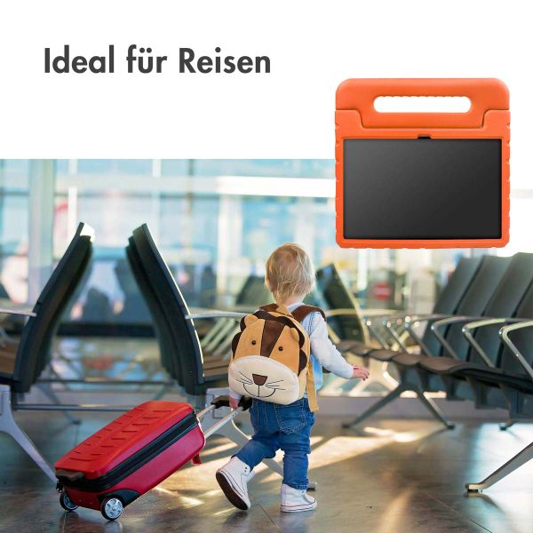 imoshion Schutzhülle mit Handgriff kindersicher für das Lenovo Tab P11 / P11 Plus - Orange