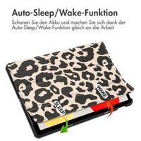 imoshion Design Trifold Klaphülle Xiaomi Redmi Pad SE - Leopard