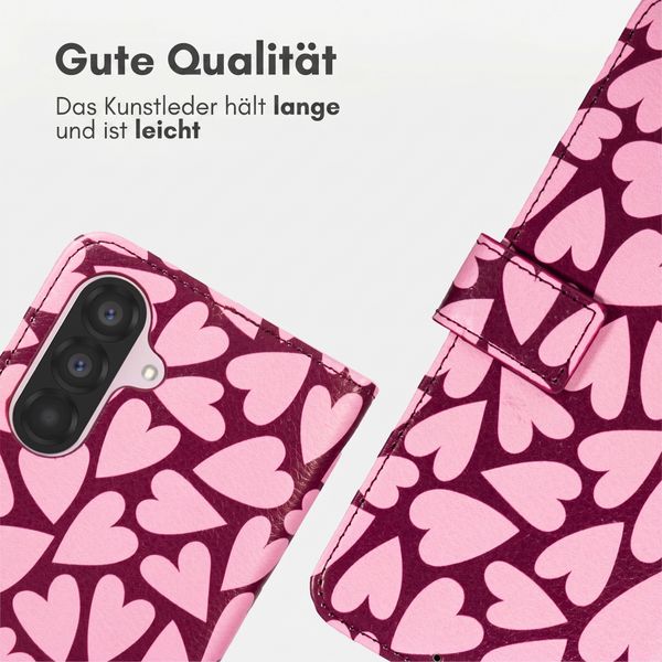 imoshion Design Klapphülle Samsung Galaxy A36 - Hearty Blush