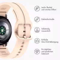 imoshion Silikonarmband für Samsung Galaxy Watch 4 / 5 / 6 / 7 (20 mm) - Rosa